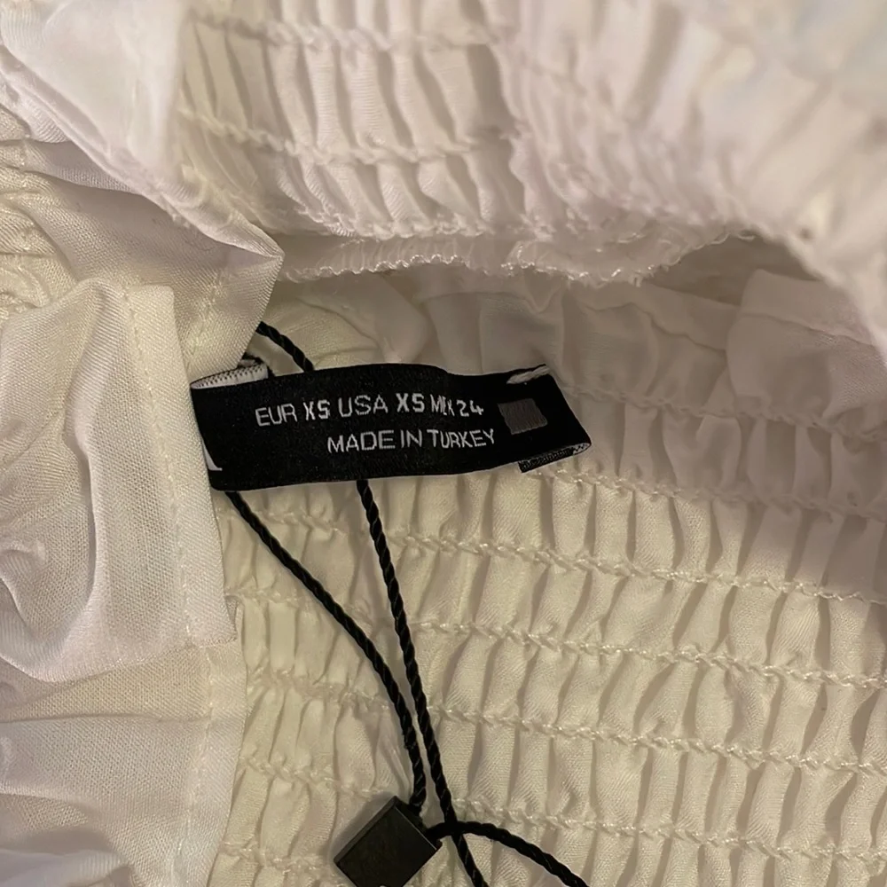 Zara RUFFLED BLOUSE - Picture 4 of 5